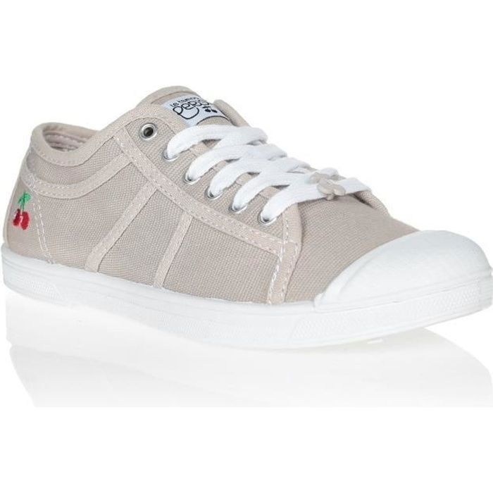 LE TEMPS DES CERISES - Baskets femmes - Basic 02 Perle