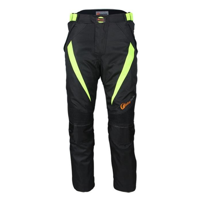 Pantalon de moto d’été unisexe anti-chute imperméable de cyclisme course racing