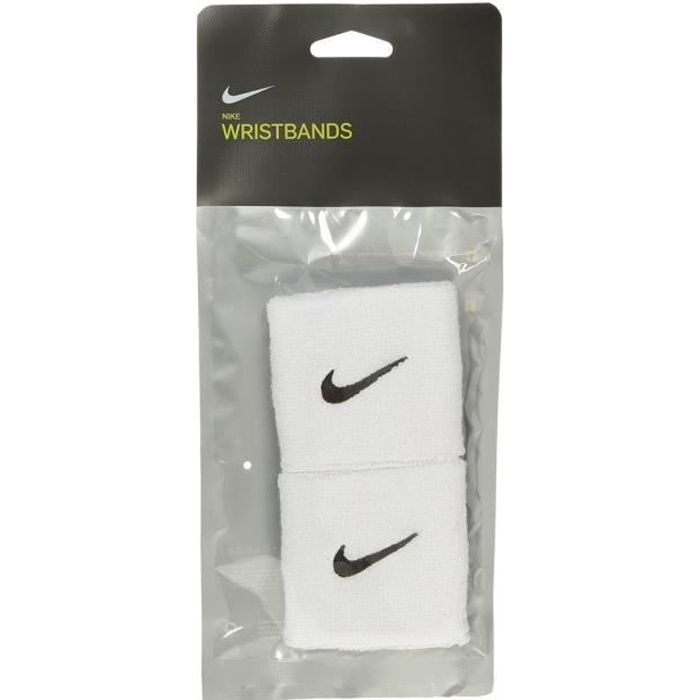 NIKE Bandeau de poignets - Mixte - Blanc
