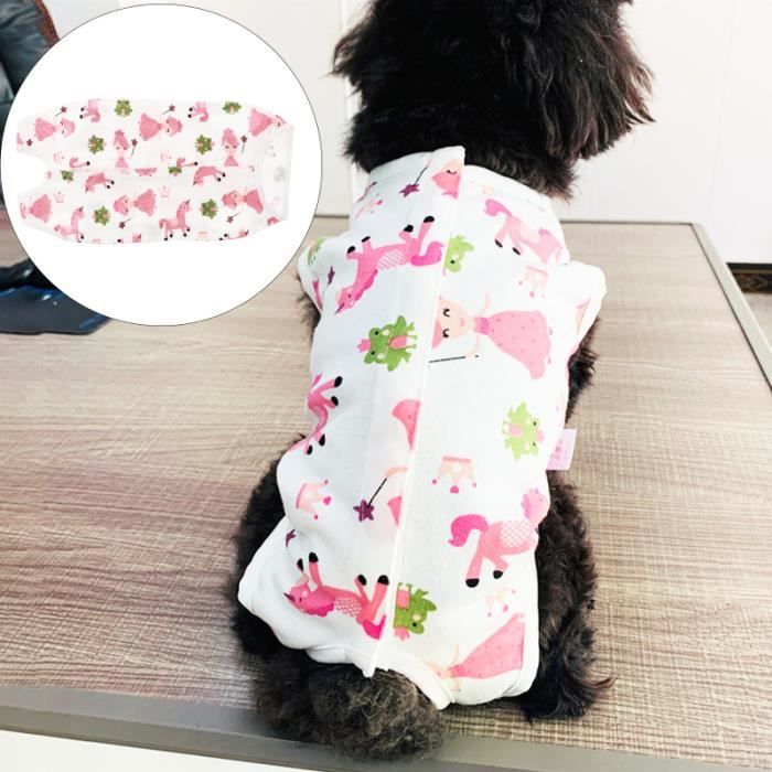 Vêtements de stérilisation pur coton à 4 pattes pour chien rangement - casier - etagere habitation mobile - amenagement interieur