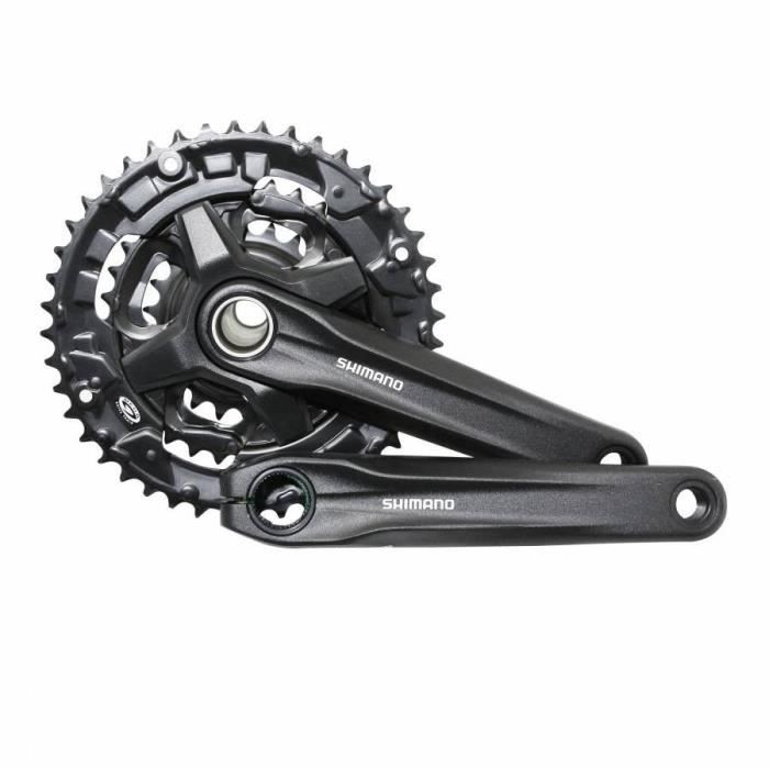 Pedalier vtt shimano 9v. mt210 175mm 44-32-22 integre