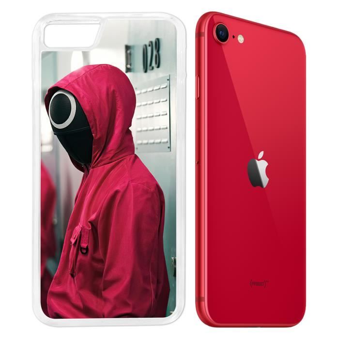 Coque pour iPhone SE 2020 - Squid Game Soldat Appel. Accessoire téléphone