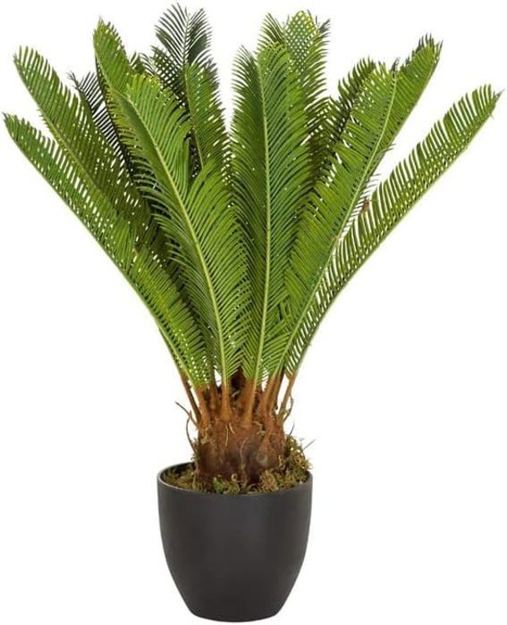 Générique Plante Artificielle Avec Pot Palmier Cycas Vert 125 Cm ,Décorations,Fleurs & Plantes Artificielles-280186