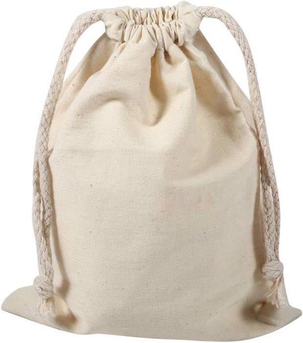 Lot De 1000 Sacs En Mousseline De Coton à Cordon - Différentes Tailles/Couleurs