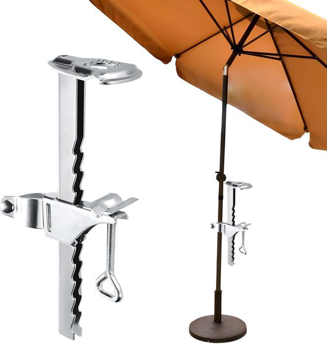 Support de Parasol 1Pcs Support Parasol Balustrade Support Parasol Balcon Support Parasol Table pour Balcon Terrasse ou Table
