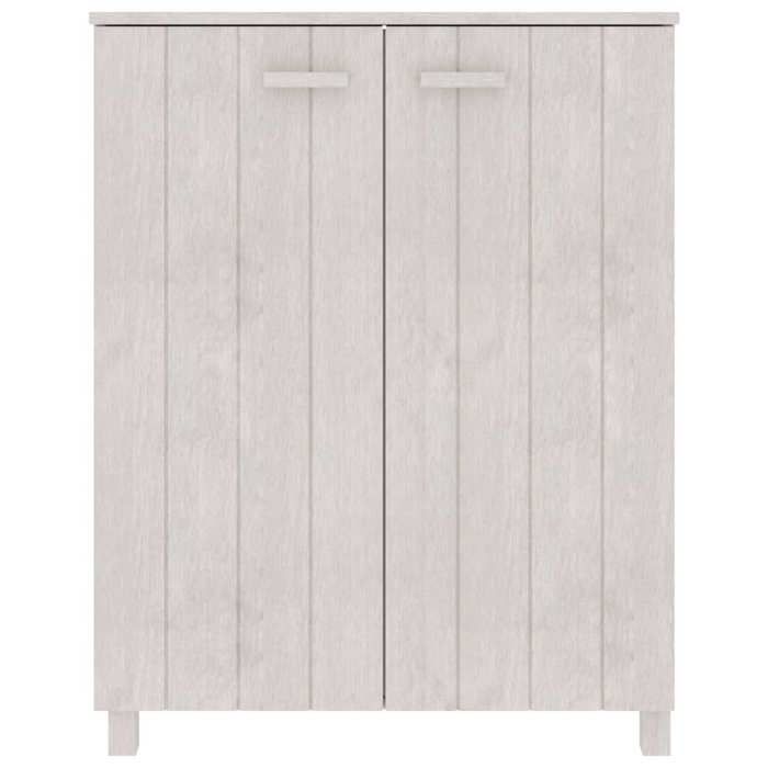 RemiseArmoire/meuble à chaussures HAMAR Blanc 85 x 40 x 108 cm - bois de pin JILIMAISON2025 21563844