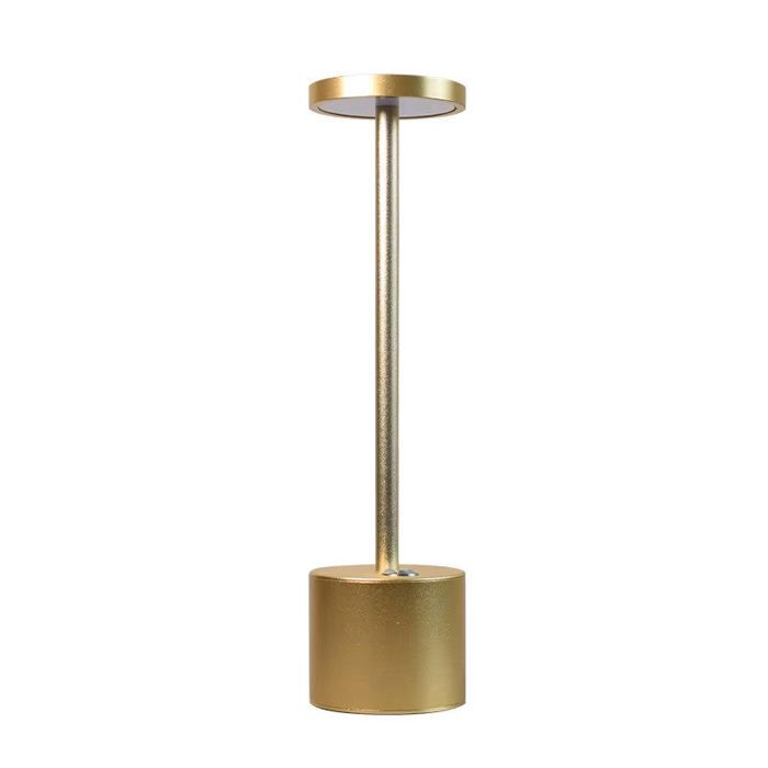 Lampe de table rechargeable LED – Modèle Jade - Doré Lampe de table rechargeable LED – Modèle Jade - Doré
