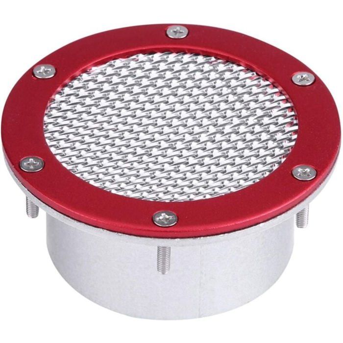 Entrée dAération Universelle pour Pare-Chocs de Voiture Admission dAir Froid (Rouge) BRICOLAGE