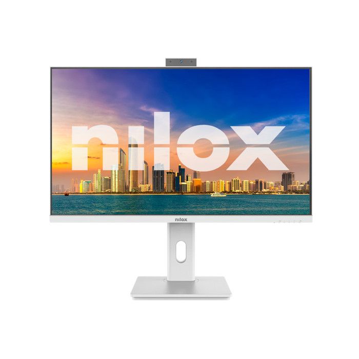 Nilox Monitor 27 Full HD 120Hz IPS 4ms Webcam Integrata Regolabile Bianco