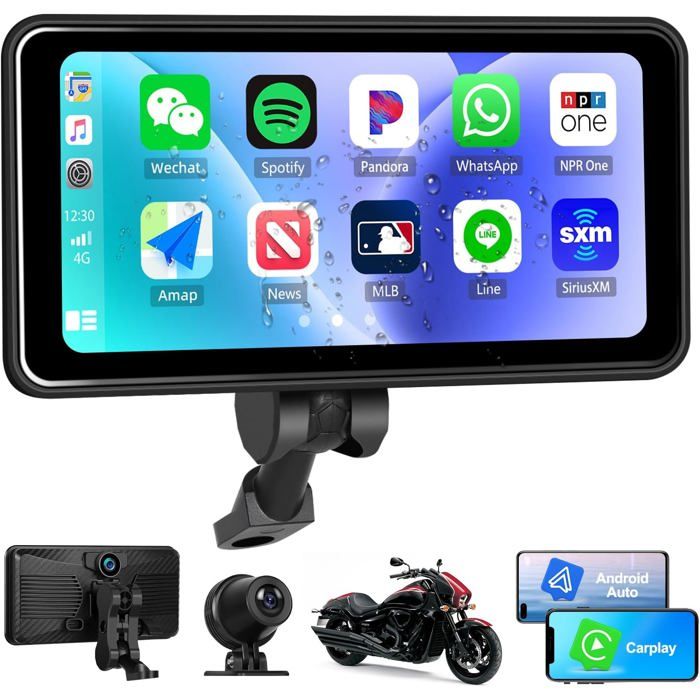 Écran Sans Fil Apple Carplay Et Android Auto, Moniteur Carplay