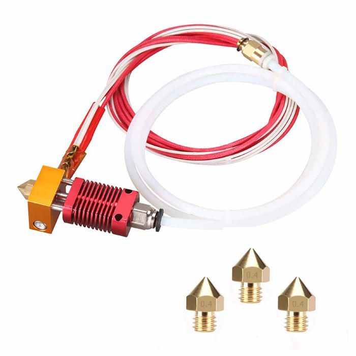 Creality Ender 3 Lot De 6 Buses En Laiton Pour Imprimantes 3D Creality - Ender 3, 5, CR-10, Prusa I3 - Avec Clé Buse 0.4 Creality Ender 3 Lot De 6 Buses En Laiton Pour Imprimantes 3D Creality - Ender 3, 5, CR-10, Prusa I3 - Avec Clé Buse 0.4