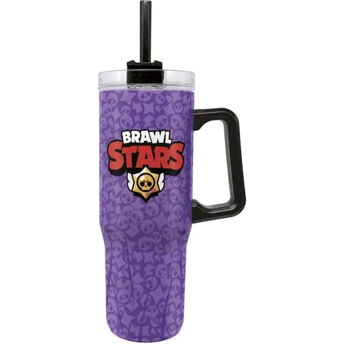 Bouteille Rambler acier inoxydable XL 940ml Brawl Stars