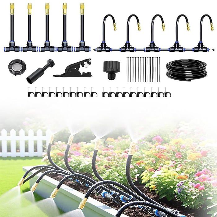 360° Curved Garden Automatic Irrigation System Systeme Irrigation ...