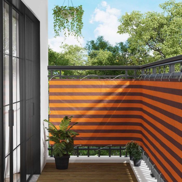 vidaXL Écran de balcon et 110 x 700 cm Tissu Oxford - vue 5