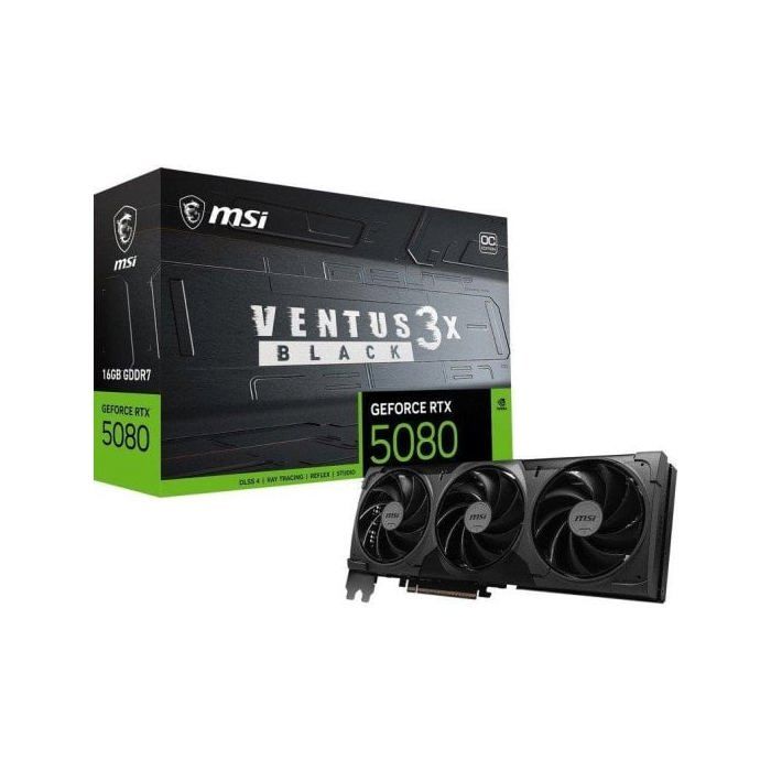 Carte Graphique MSI GeForce RTX 5080 VENTUS 3X OC – 16 Go GDDR7, PCIe 5.0 - vue 5