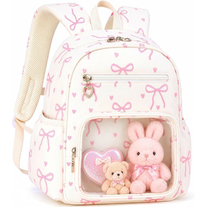 Sac À Dos Pour Enfant Fille Sac À Dos De Maternelle En Velours Côtelé Avec Sangle De Poitrine Pour Enfants De 2 À 4 AnsLove Butte