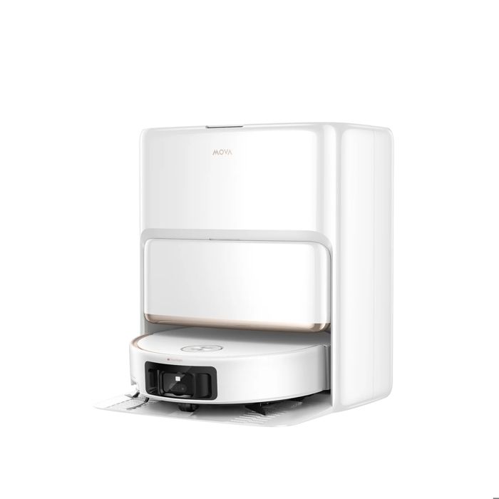 Reconditionné B2 MOVA Z60 Ultra Roller Complete White Robot aspirateur laveur 28 000 Pa navigation intelligente