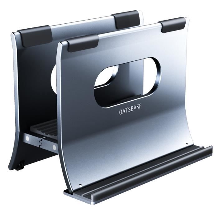 Support Vertical Double Satechi Aluminium - Pour MacBook, IPad, IPhone - Organisation Bureau