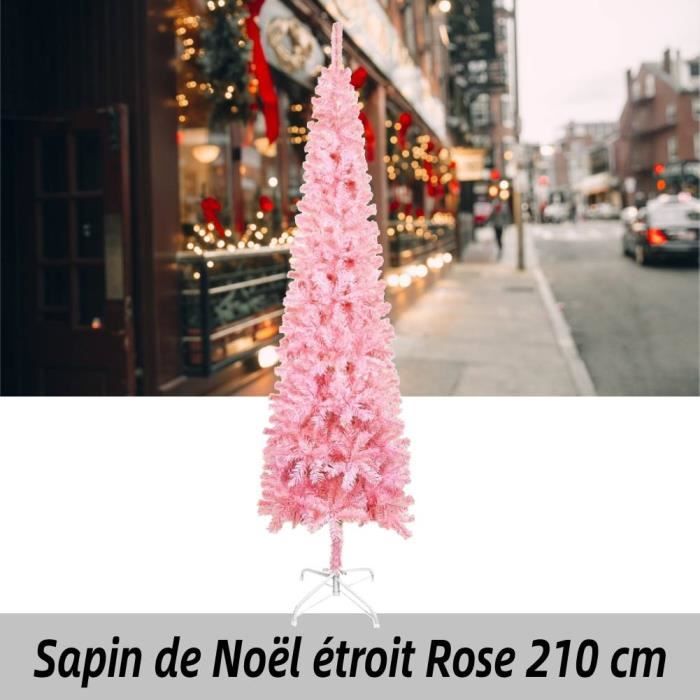 Guirlande Sapin De Noel Rose Lot De 3 Guirlandes En Plumes Pour Sapin De Noël - Rose - 180 Cm - Déco Festive Élégante Guirlande Sapin Plume