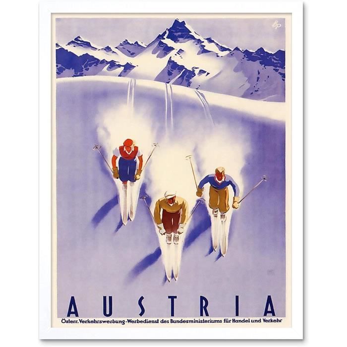 Affiche Encadrée Snowboarding - Sport Photography Snow Cold Wall Art Print 30x41cm Affiche Encadrée Snowboarding - Sport Photography Snow Cold Wall Art Print 30x41cm