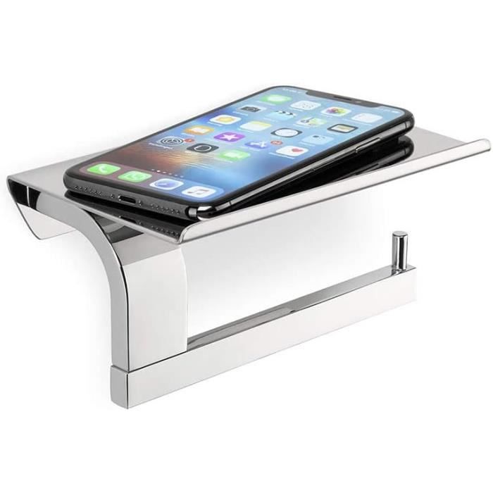 CULEB 2 Attaches De Sécurité Pour Téléphone – Pads En Acier Inox Avec Anneau Métal – Compatible Avec La Plupart Des Smartphones – Noir