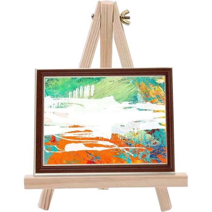 Lot De 6 Mini Chevalets En Bois – Porte-cartes, Présentoir Pour Photos, Calendriers, Menus, Petit Et Léger - 9