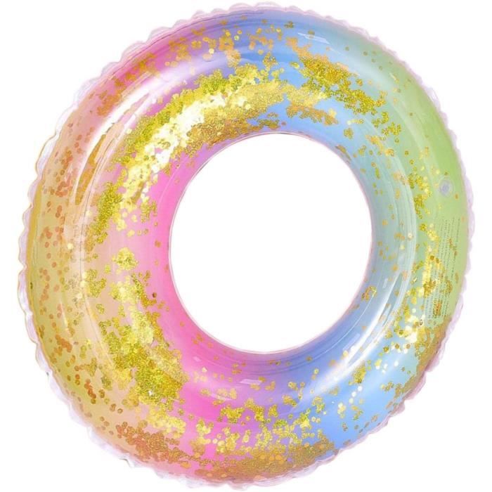 Bouée de natation pour adulte, anneau de natation avec poignée, en