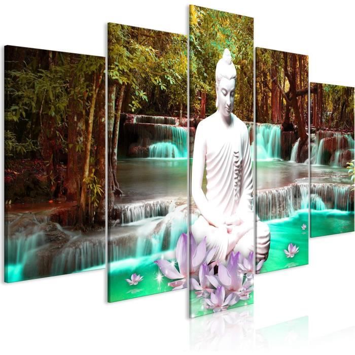 Impression Sur Toile Paysage Boho Art Moderne 75x100 Cm XXL Tableau Decoration Murale Intissee Pour Salon Chambre Pret A Accroche 92455094