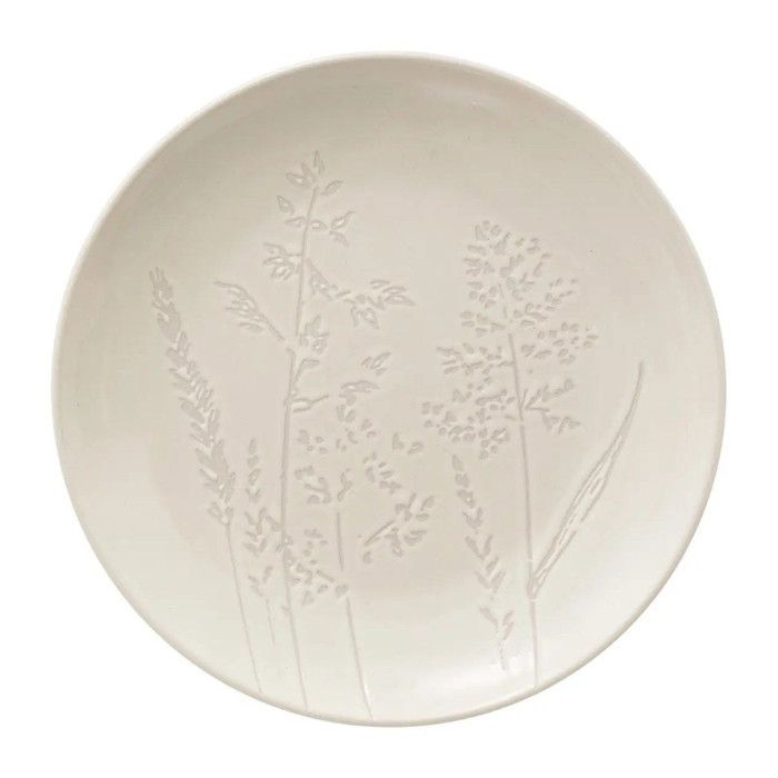 Lot de 6 Assiettes à Dessert Elsa 19cm Blanc