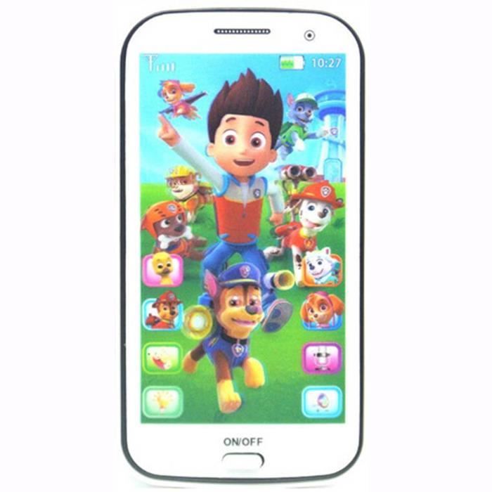 Paw Patrol Deqube 931PAT15006 Téléphone Silhouette Chase Fonction