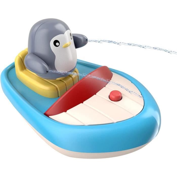 Spray électrique pour bain marie, jouet de bain à piles, pulvérisateur de  baignoire jouet pingouin arroseur électrique bateau [930] - Cdiscount  Puériculture & Eveil bébé