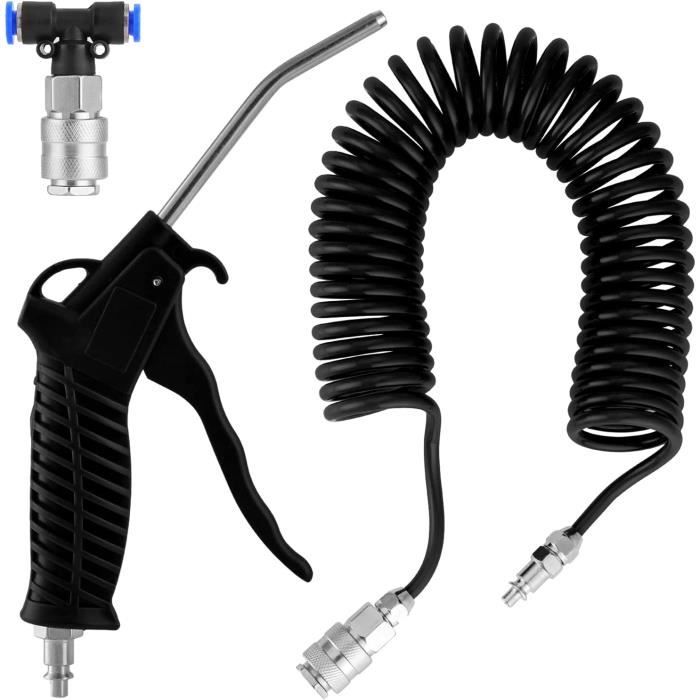 Soufflette Camion Soufflette Pneumatique avec Tuyau de Spirale de 5