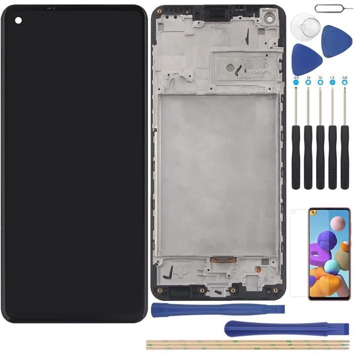 Écran LCD Complet + Vitre Pour Samsung Galaxy A21s SM-A217F - Rouge - Neuf Avec Outils