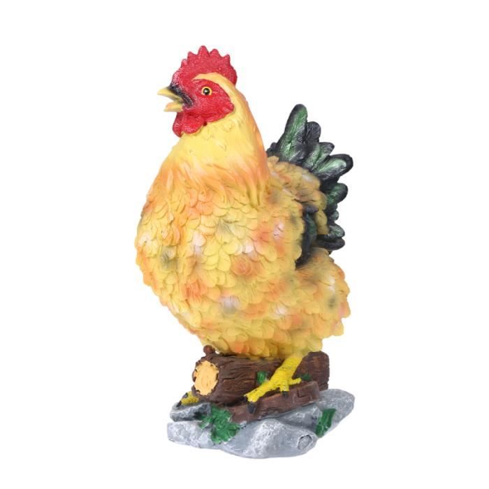 1 Pc Petite Poule Parure Delicat Realiste Unique Resine Vive Modele Animal Artisanat Cour Anti Fall Net Anti Fall Barrier Achat Vente Statue Statuette Soldes Sur Cdiscount Des Le 20 Janvier Cdiscount