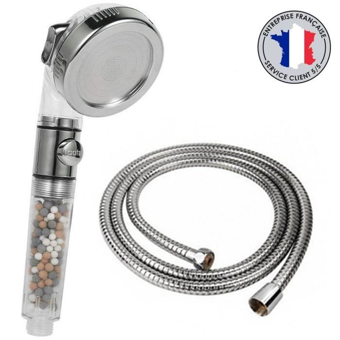Neuf Tourmaline Boules Filtre Douche Tête Eau Économie 3 Modes