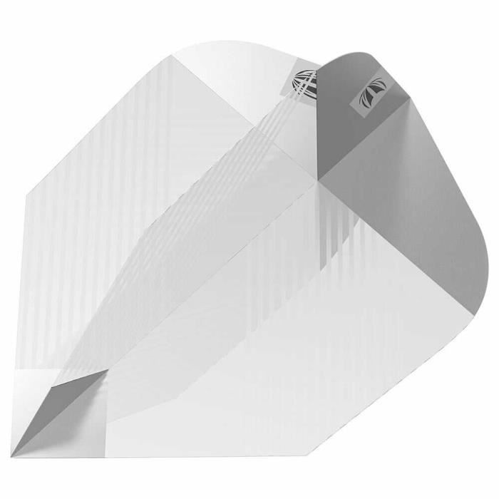 Ailettes De Fléchettes GOAT Air White No.6 – Courtes, En Plastique, Lot De 3, Produit D'origine