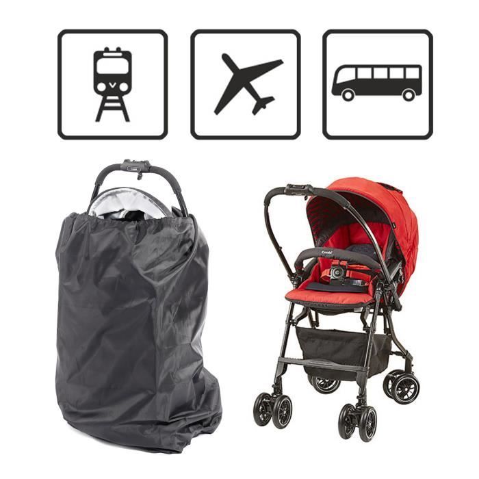 Sac De Transport Poussette Bandoulière - Housse De Protection Voyage Pour Landau | Léger Et Compact
