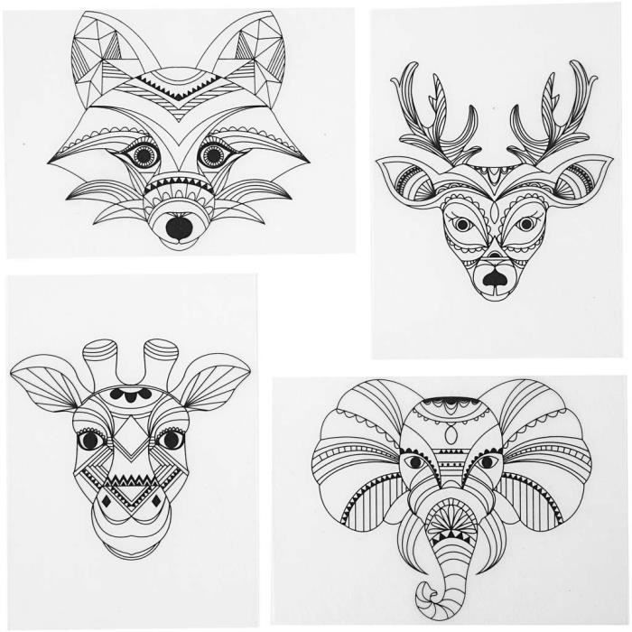 Creativ Company 79067 Kit D Images A Colorier 4 Pages Enfant Garcon Fille Wild Animals 4 Piece S Achat Vente Livre De Coloriage Creativ Company 79067 Kit Cdiscount