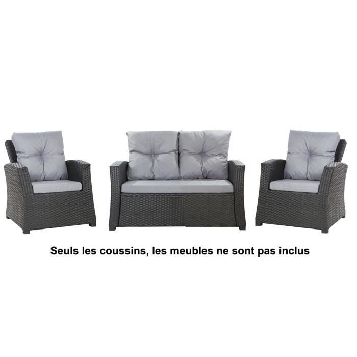 ZOUDIN Balançoire Extérieure Couverte Banc Coussin Véranda En Osier