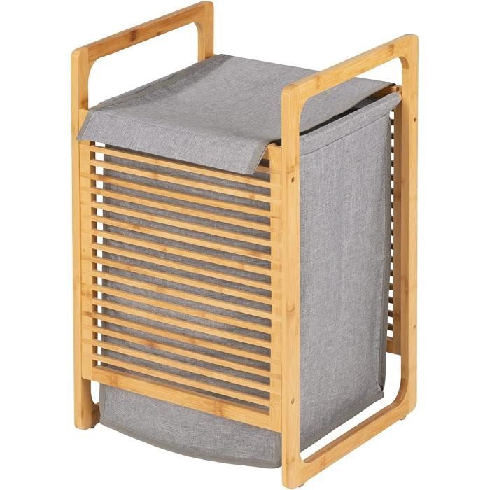 Panier de rangement pliable Bahari WENKO, Rangement buanderie, Rebords
