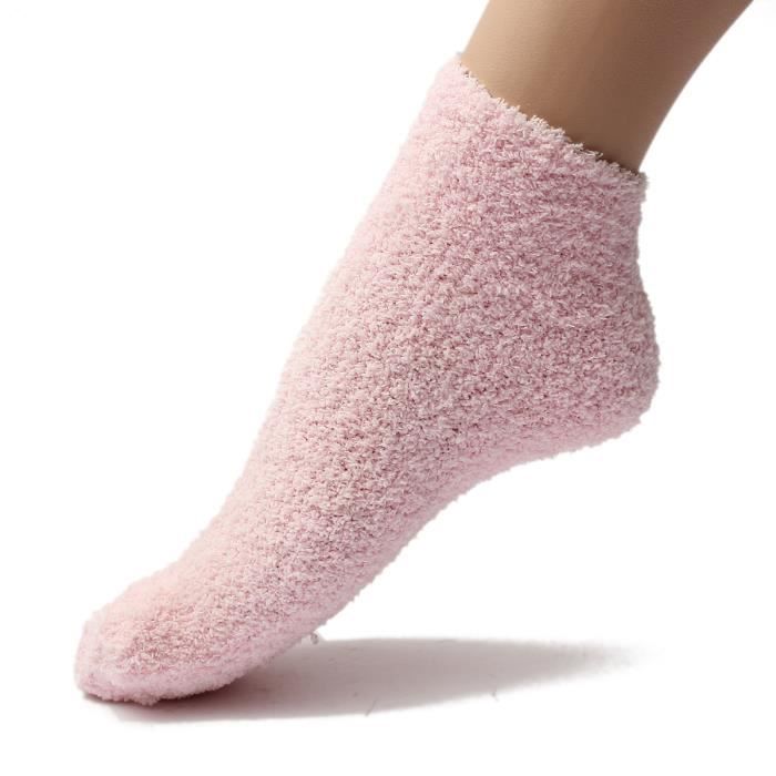 Femme Chaussettes Chaud Epaisse Cheville Socquettes Longue Mi Bas