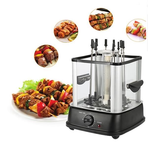 Gril électrique Vertical Rotating Gril électrique Rotatif Rotisserie-Grill