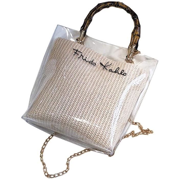 sac plage transparent