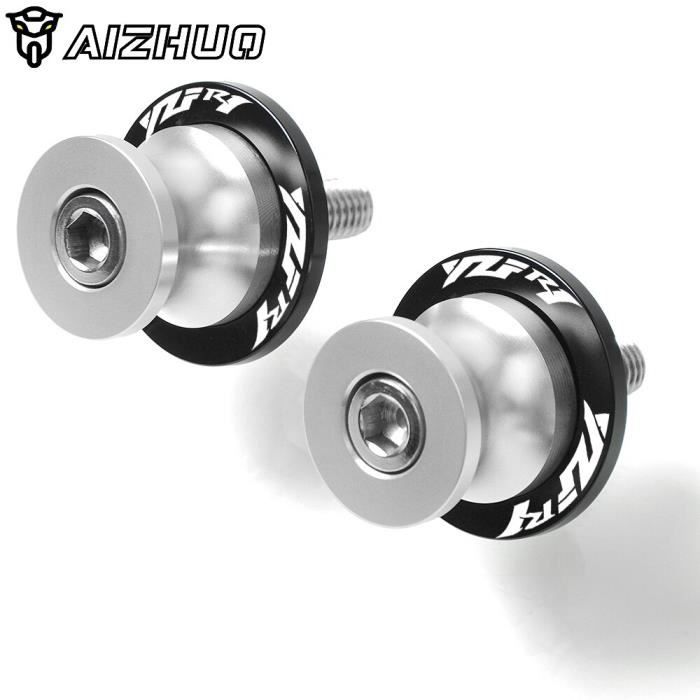 Bobines De Bras Oscillant Moto - 2 Pièces En Aluminium CNC 8mm - Pour Support Arrière - Couleur Noir