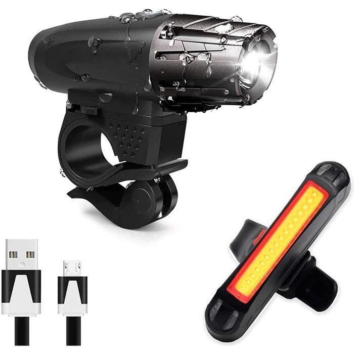 Feu Avant Vélo LED 110db - Équipement Vélo, Phare Plastique Neuf