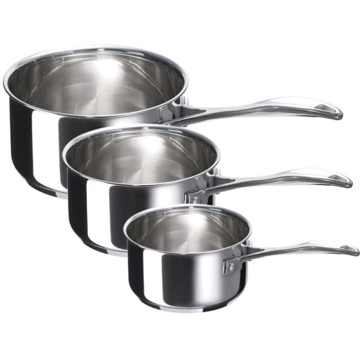 Série de 5 casseroles inox PRO 12/14/16/18/20cm SCHUMANN