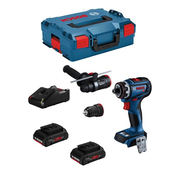 Perceuse-Visseuse - BOSCH - GSR 18V-90 FC - 2 x 40 Ah ProCORE - FlexiClick System - 18V
