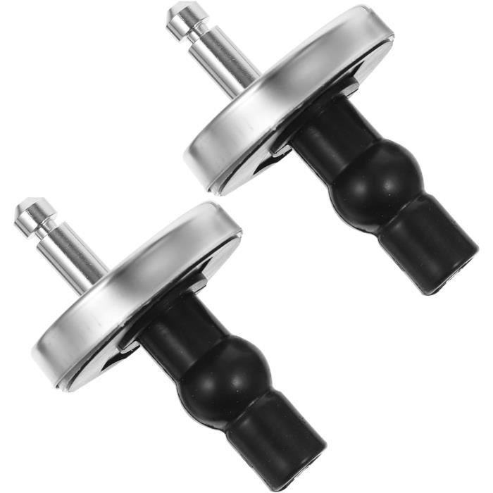 Kit De Fixation Pour Abattant WC - Boulons En Nylon - Couleur Assortie - Neuf