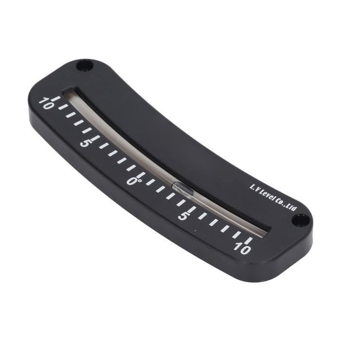 Milleplus-inclinomètre Clinomètre à Tube, -10° à 0° à 10° Clinomètre d'angle de Mesure Précis et