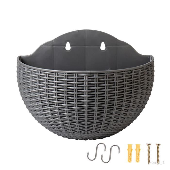 10 Crochets Suspendus Vepoty Pour Pots De Fleurs - Plastique Blanc - 24/36/39cm - Pour Décorer Ton Jardin Ou Intérieur !
